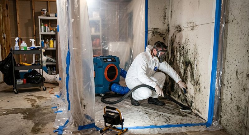 Black Mold Abatement Service