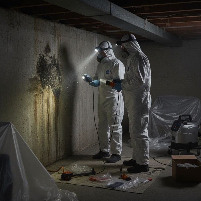 Local Black Mold Abatement pros at work